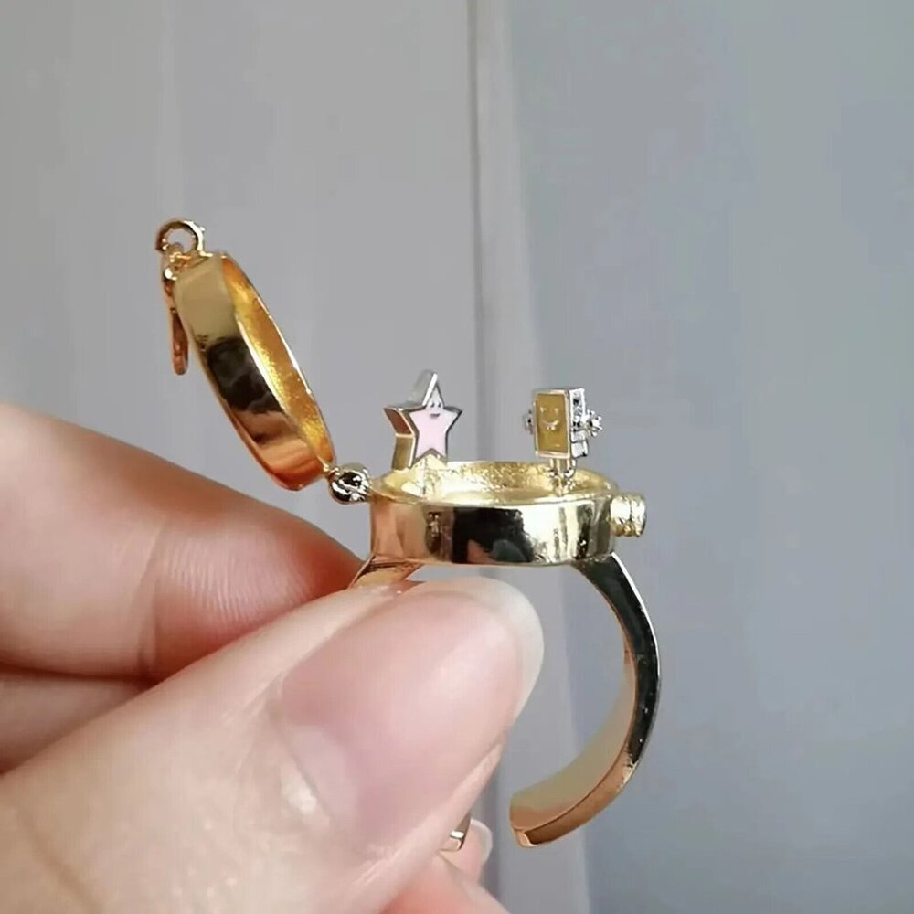 2 SpongeBob & Patrick Best Friends Forever BFF Ring Women Girls Ring Jewelry - Picture 10 of 15
